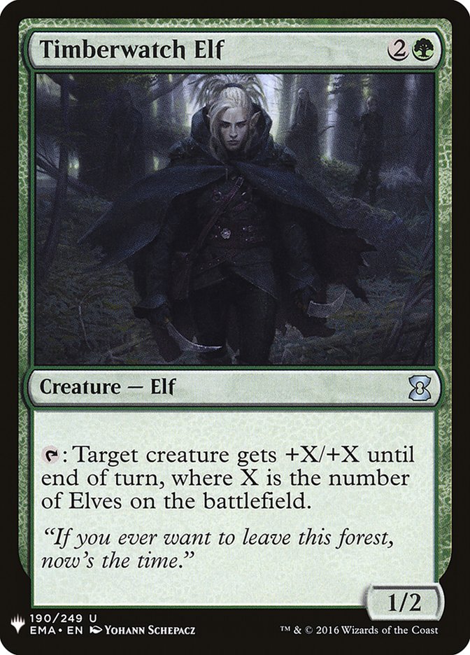 Timberwatch Elf [Mystery Booster] | Rook's Games and More