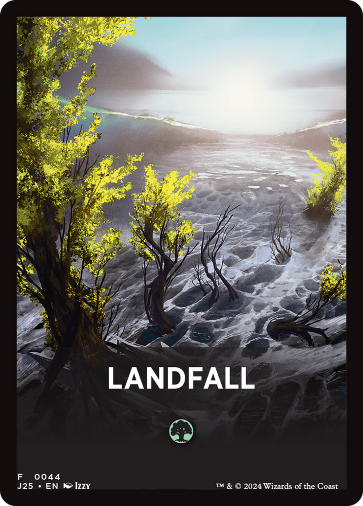 Landfall Theme Card [Foundations Jumpstart Front Cards] | Rook's Games and More