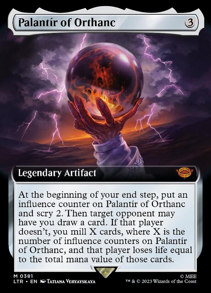 Palantir of Orthanc (Extended Art) [The Lord of the Rings: Tales of Middle-Earth] | Rook's Games and More