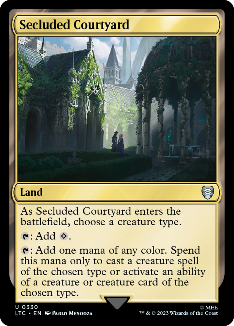Secluded Courtyard [The Lord of the Rings: Tales of Middle-Earth Commander] | Rook's Games and More