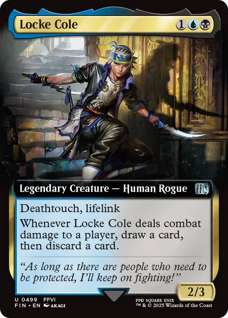 Locke Cole (Extended Art) [FINAL FANTASY] | Rook's Games and More