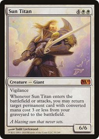 Sun Titan (M11) [Oversize Cards] | Rook's Games and More
