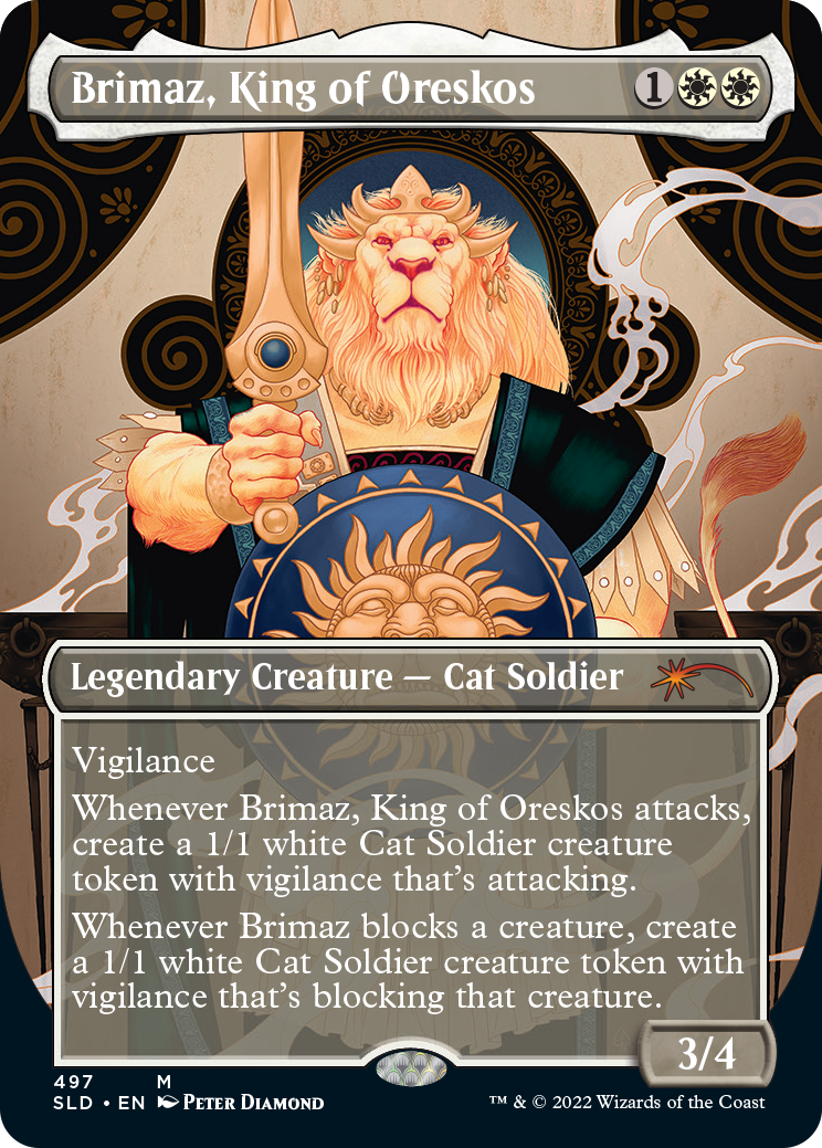 Brimaz, King of Oreskos (Borderless) [Secret Lair Drop Series] | Rook's Games and More