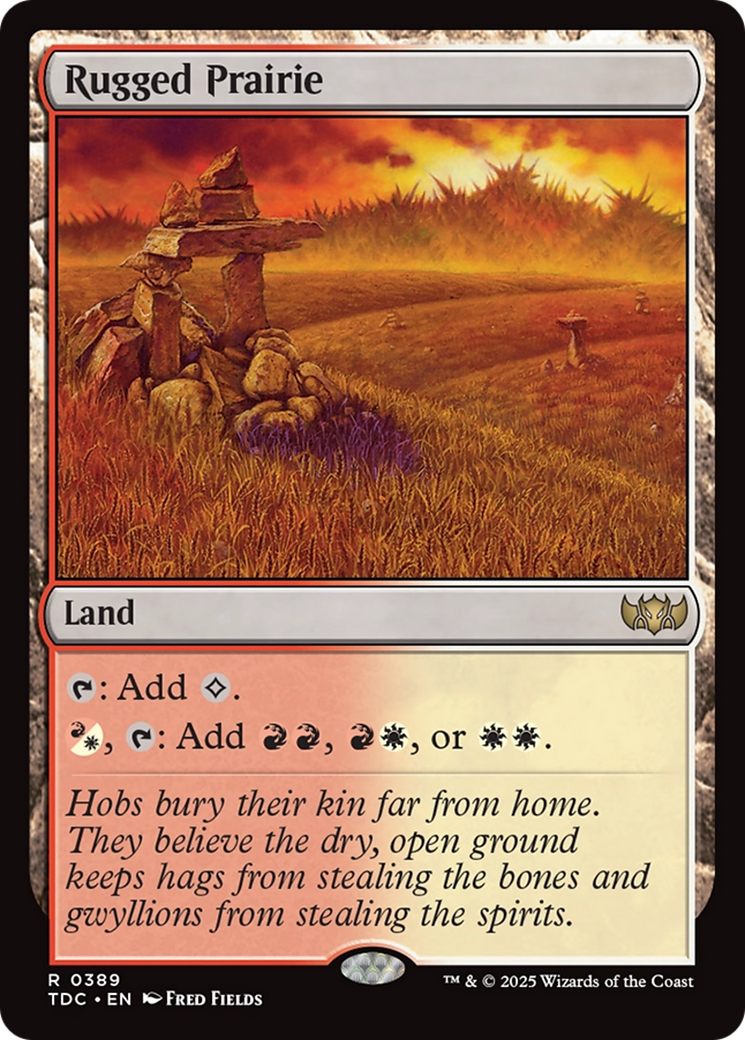 Rugged Prairie [Tarkir: Dragonstorm Commander] | Rook's Games and More