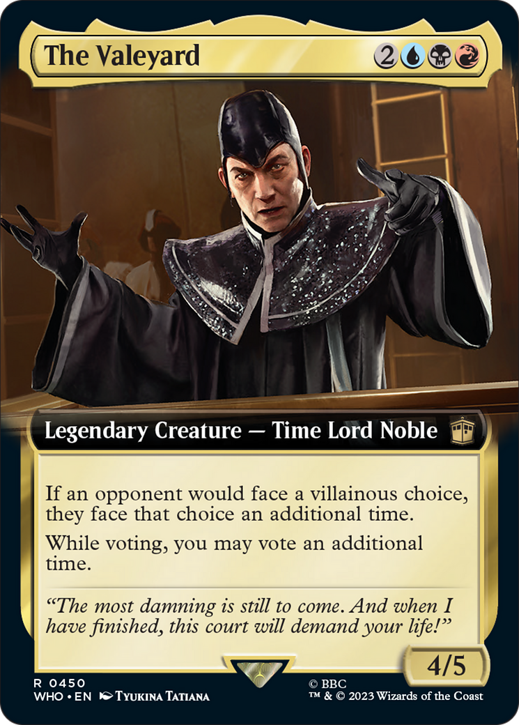 The Valeyard (Extended Art) [Doctor Who] | Rook's Games and More