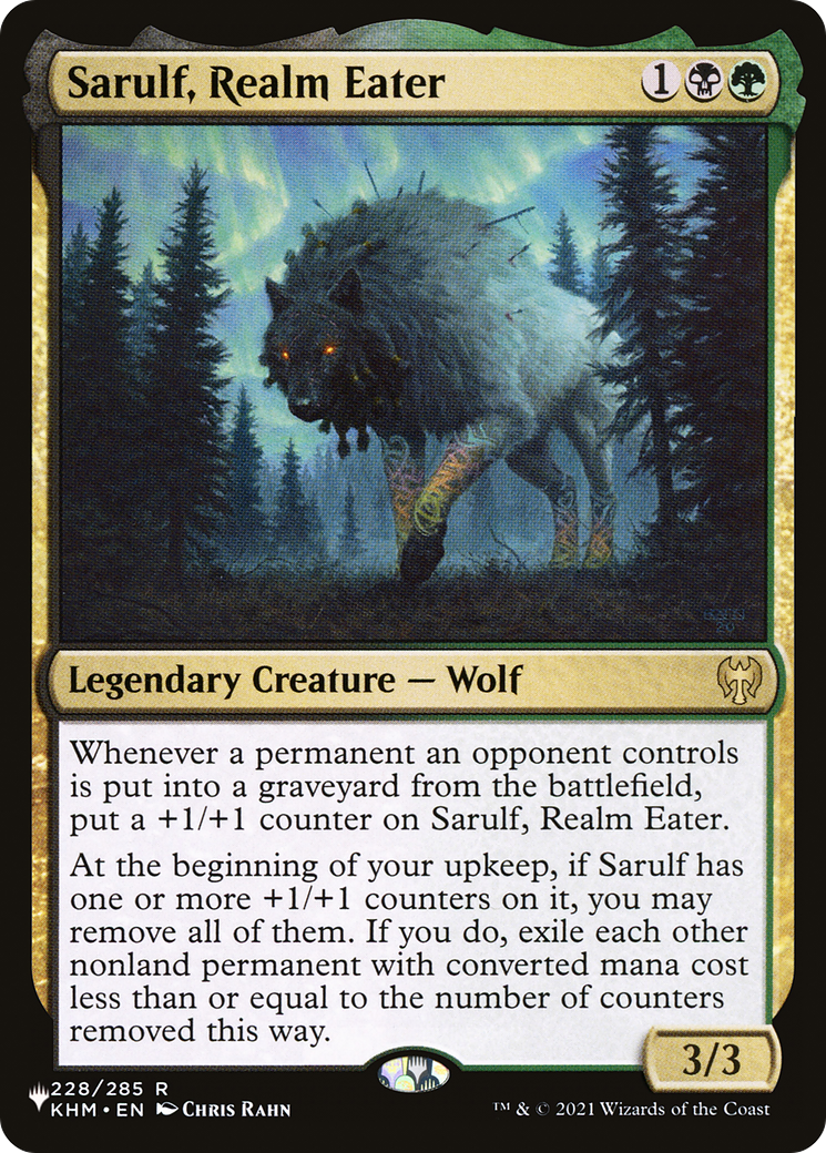 Sarulf, Realm Eater [The List] | Rook's Games and More
