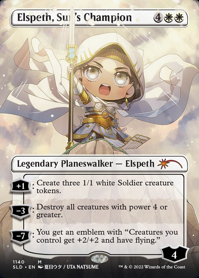 Elspeth, Sun's Champion (Borderless) (1140) [Secret Lair Drop Series] | Rook's Games and More