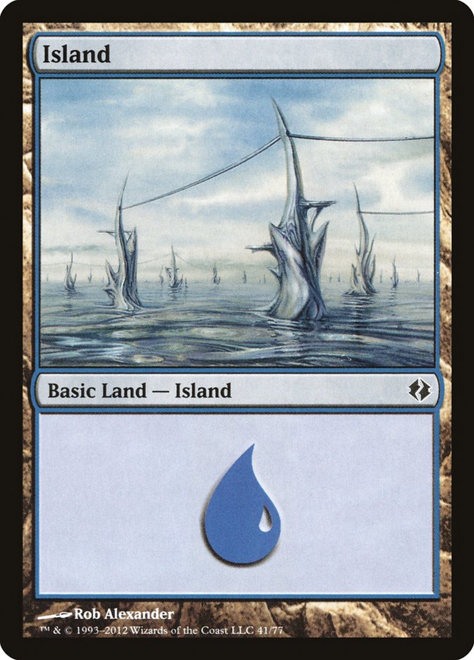 Island (41) [Duel Decks: Venser vs. Koth] | Rook's Games and More