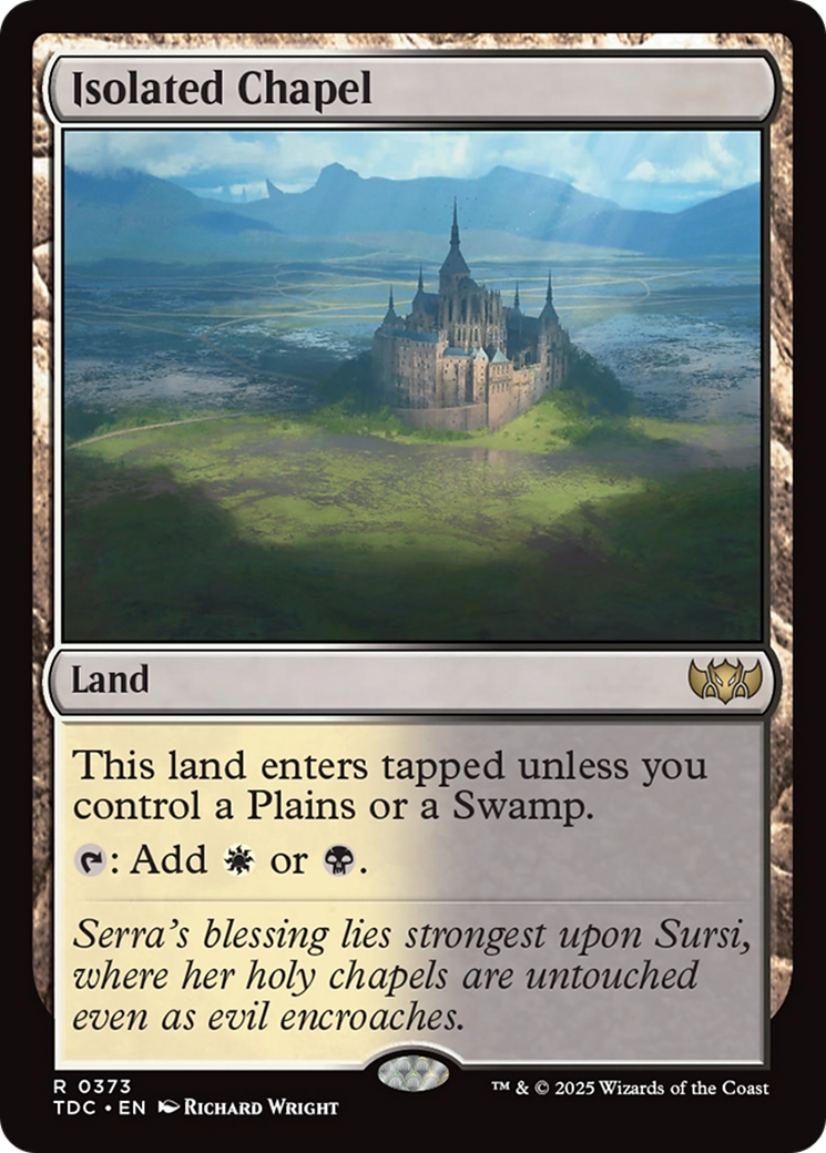 Isolated Chapel [Tarkir: Dragonstorm Commander] | Rook's Games and More