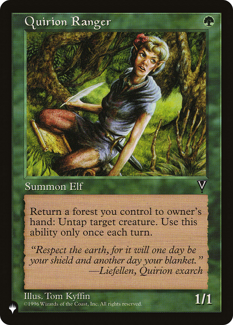 Quirion Ranger [The List Reprints] | Rook's Games and More