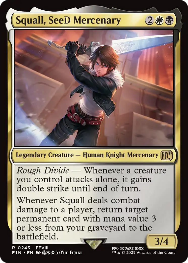 Squall, SeeD Mercenary [FINAL FANTASY] | Rook's Games and More