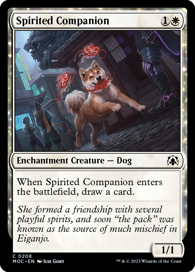 Spirited Companion [March of the Machine Commander] | Rook's Games and More