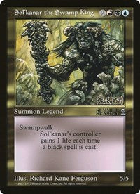 Sol'kanar the Swamp King (Oversized) [Oversize Cards] | Rook's Games and More