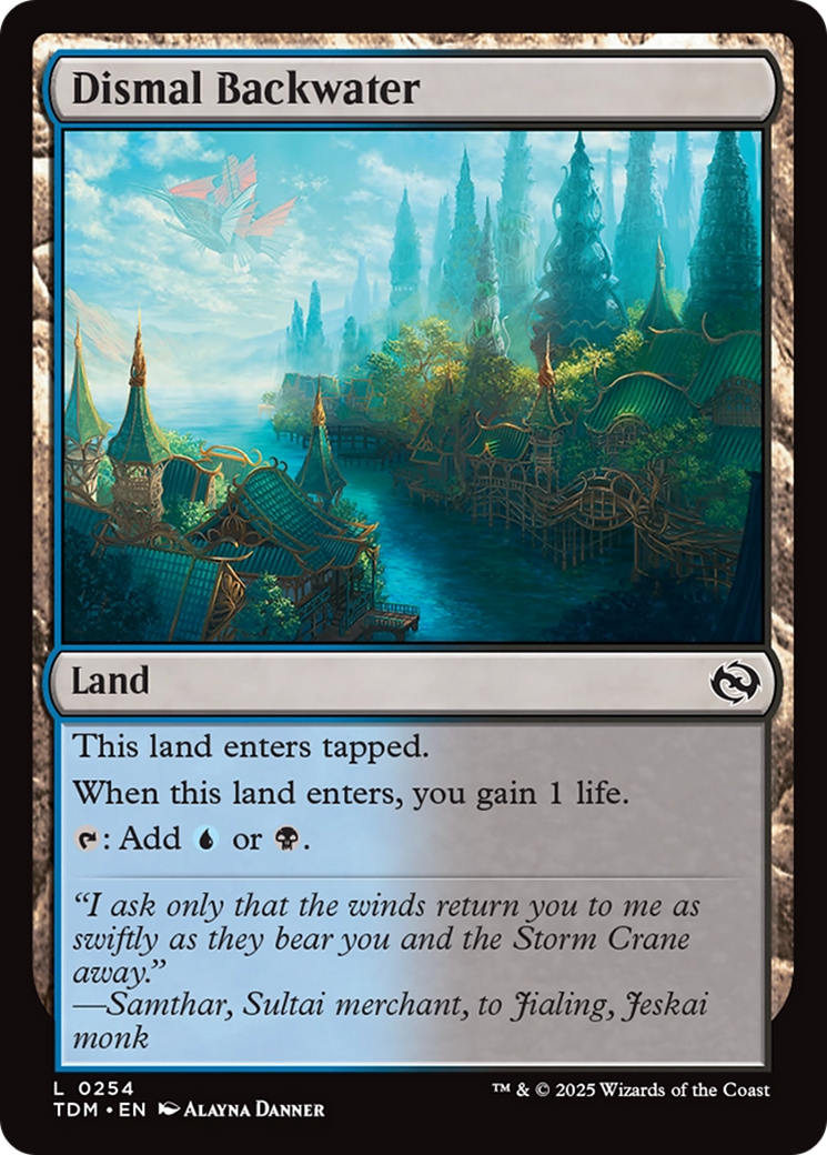 Dismal Backwater [Tarkir: Dragonstorm] | Rook's Games and More