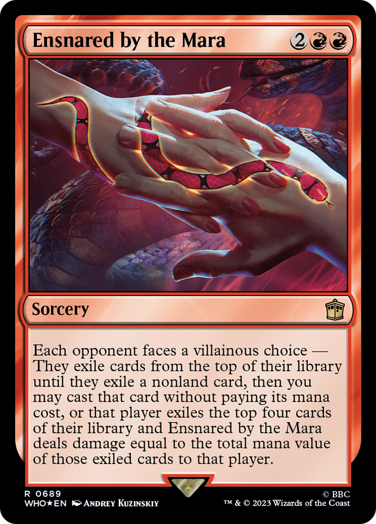 Ensnared by the Mara (Surge Foil) [Doctor Who] | Rook's Games and More