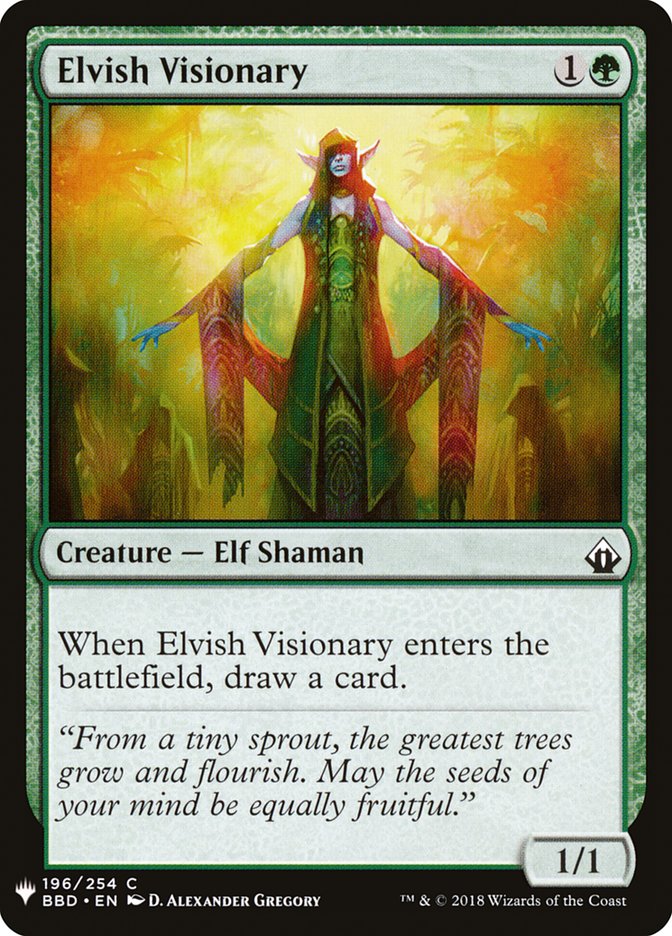 Elvish Visionary [Mystery Booster] | Rook's Games and More