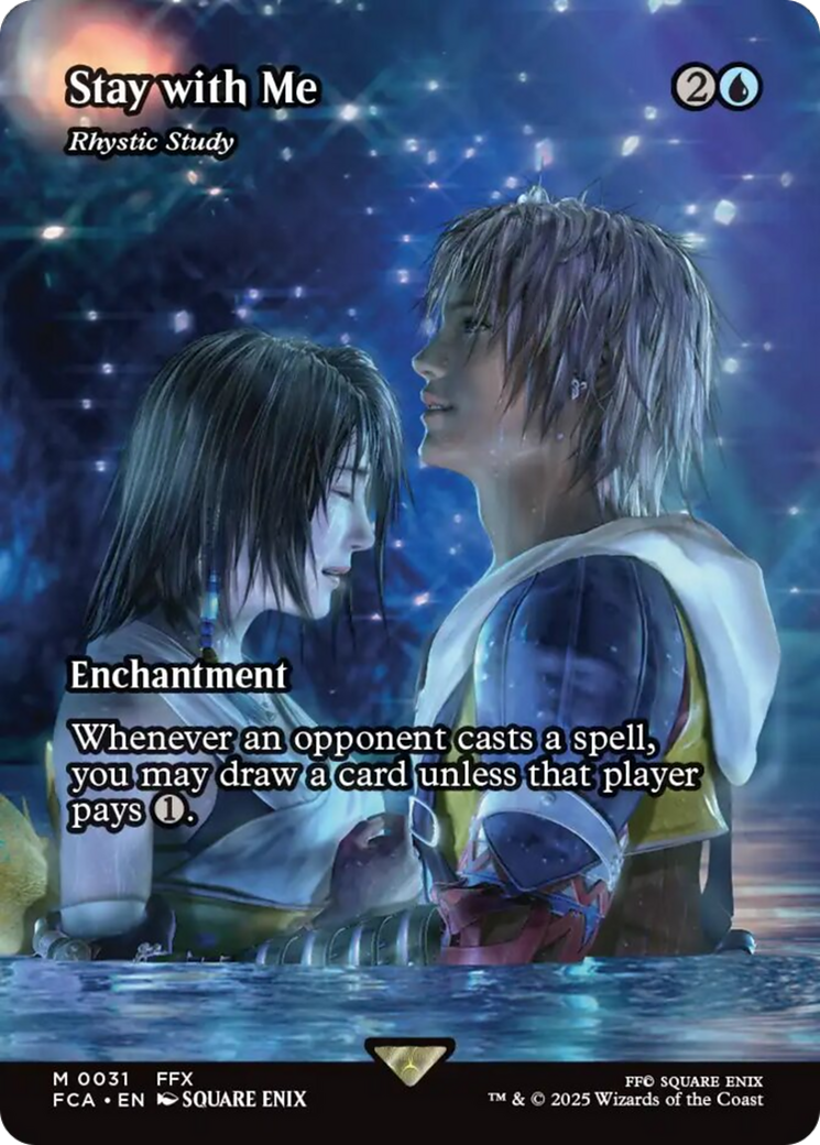 Stay with Me - Rhystic Study (Showcase) [FINAL FANTASY : Through the Ages] | Rook's Games and More