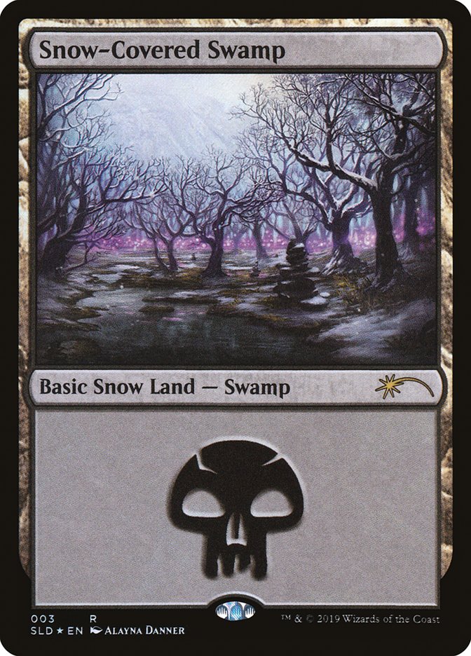 Snow-Covered Swamp (003) [Secret Lair Drop Series] | Rook's Games and More