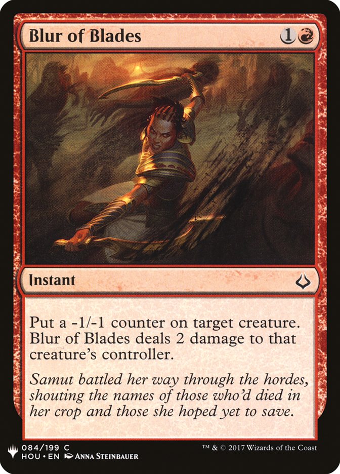 Blur of Blades [Mystery Booster] | Rook's Games and More