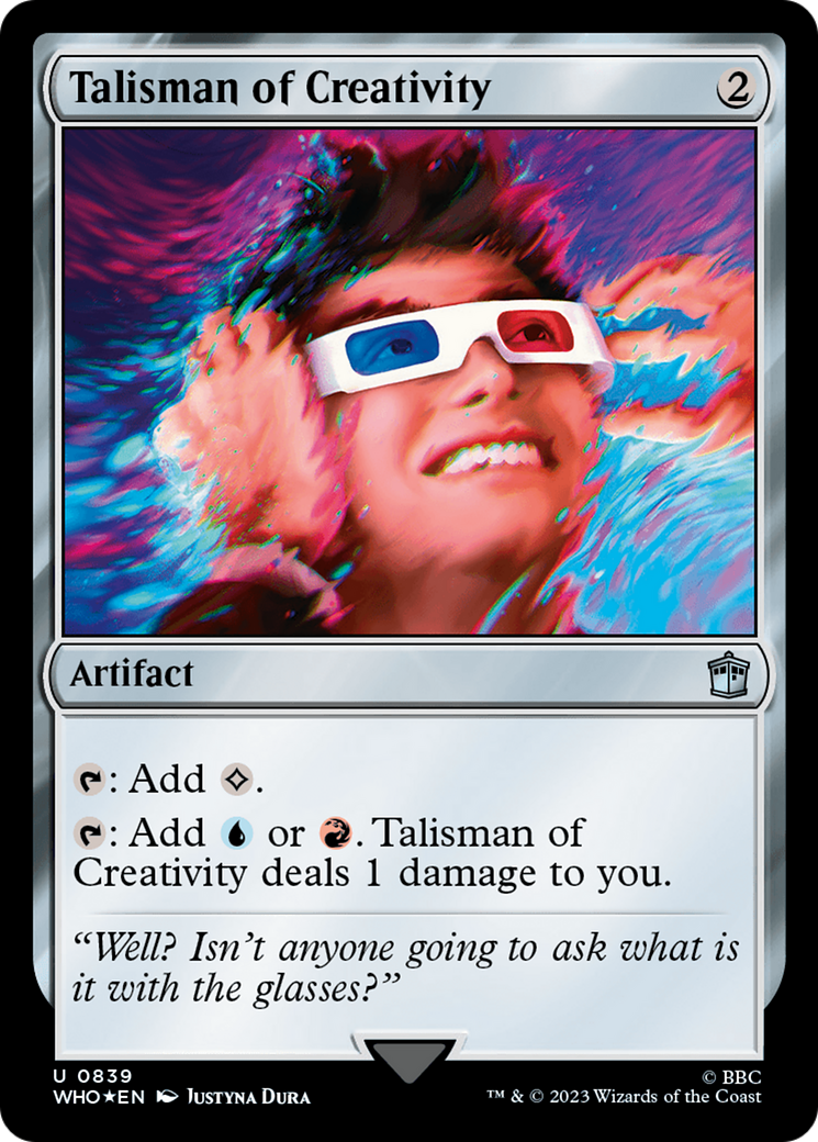 Talisman of Creativity (Surge Foil) [Doctor Who] | Rook's Games and More