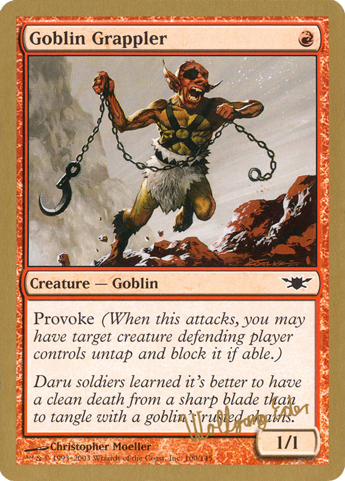 Goblin Grappler (Wolfgang Eder) [World Championship Decks 2003] | Rook's Games and More