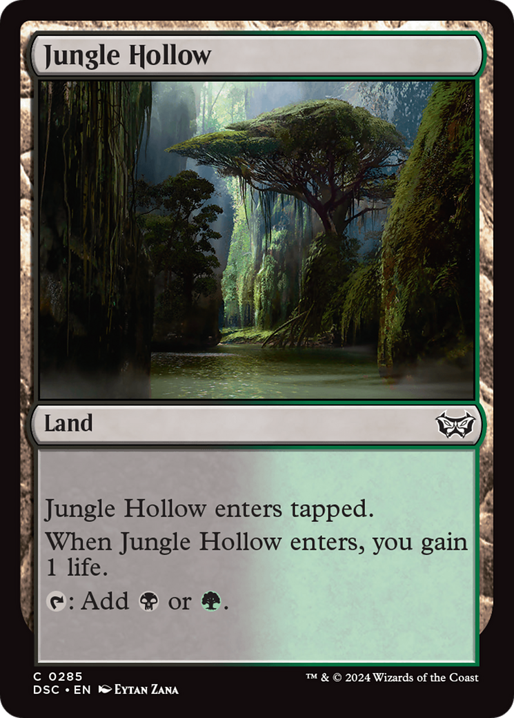 Jungle Hollow [Duskmourn: House of Horror Commander] | Rook's Games and More