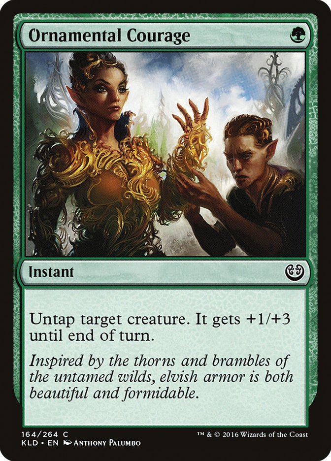 Ornamental Courage [Kaladesh] | Rook's Games and More
