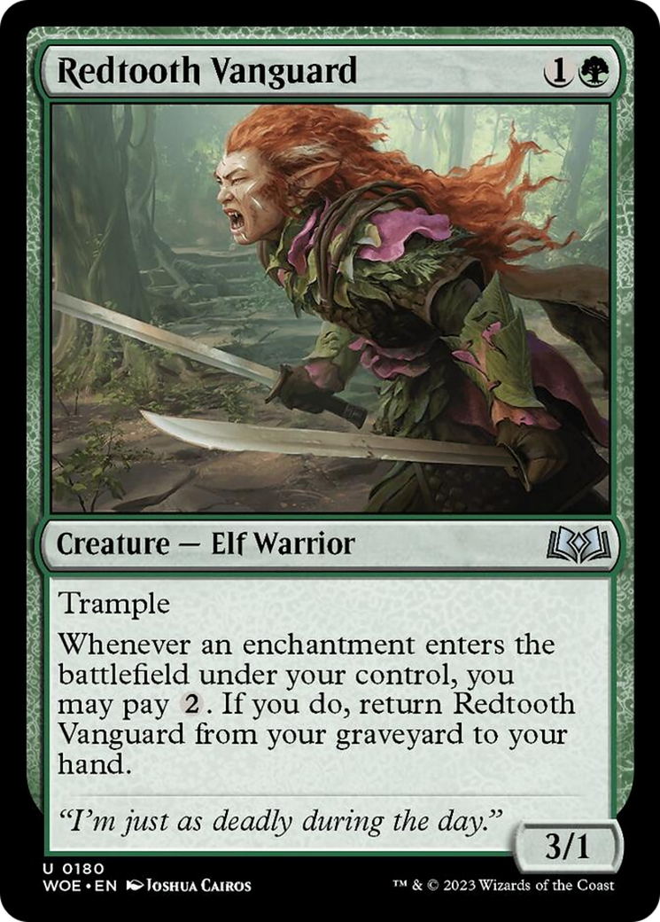 Redtooth Vanguard [Wilds of Eldraine] | Rook's Games and More