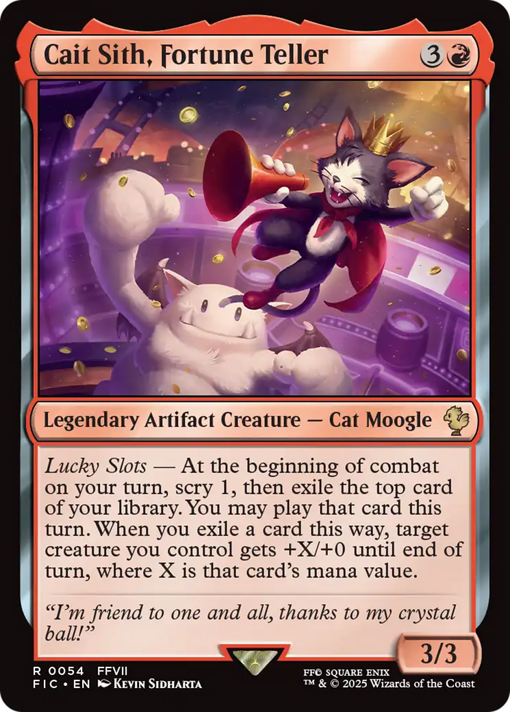 Cait Sith, Fortune Teller [FINAL FANTASY Commander] | Rook's Games and More
