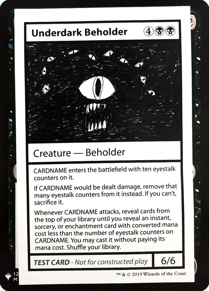 Underdark Beholder [Mystery Booster Playtest Cards] | Rook's Games and More