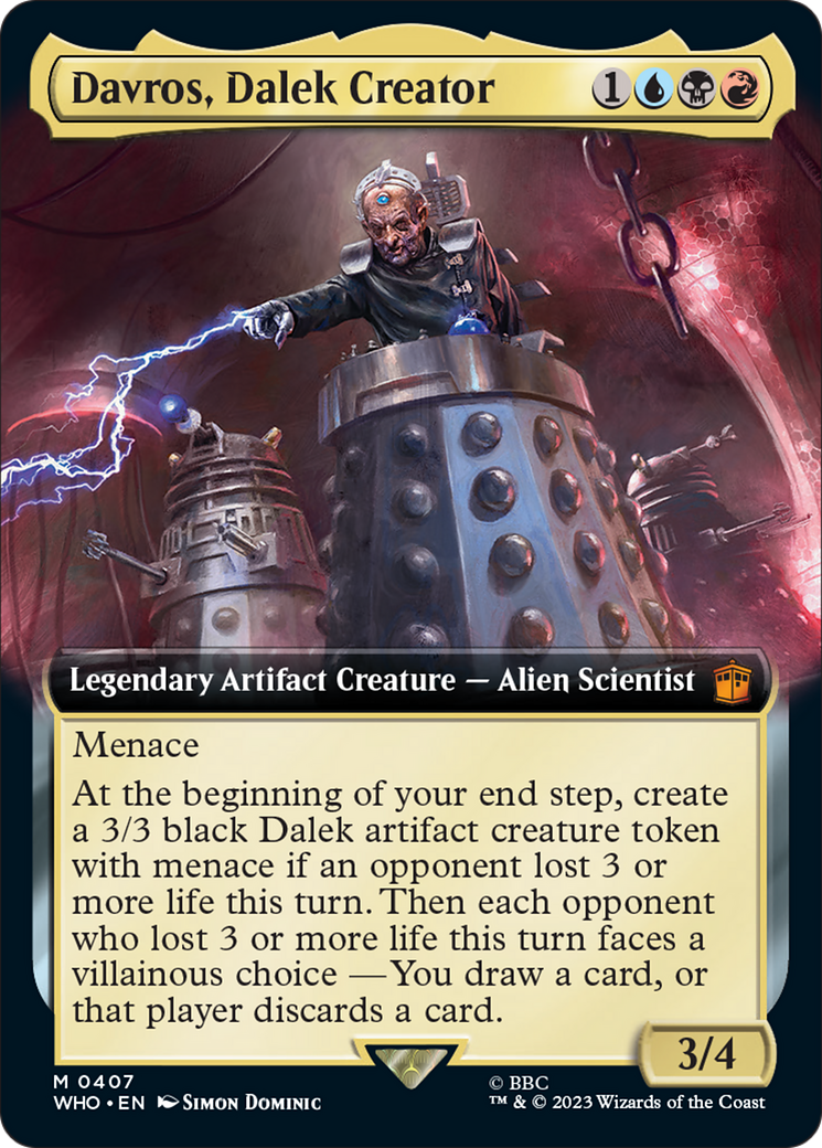 Davros, Dalek Creator (Extended Art) [Doctor Who] | Rook's Games and More