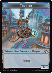 Thopter (0009) // Treasure Double-Sided Token [Aetherdrift Tokens] | Rook's Games and More