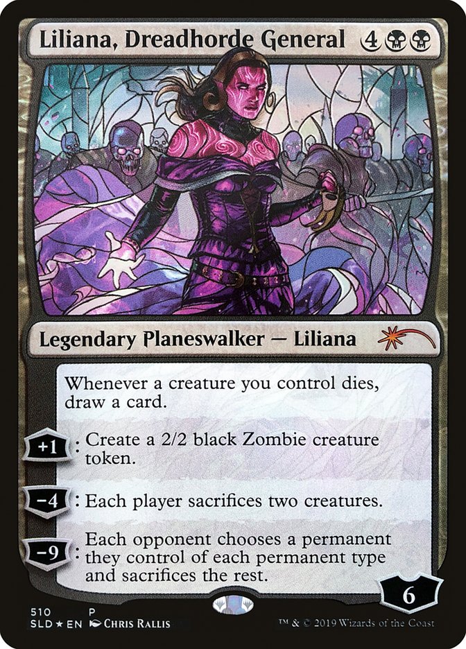 Liliana, Dreadhorde General (Stained Glass) [Secret Lair Drop Promos] | Rook's Games and More