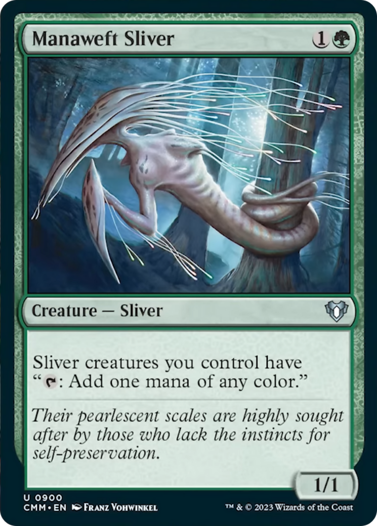 Manaweft Sliver [Commander Masters] | Rook's Games and More