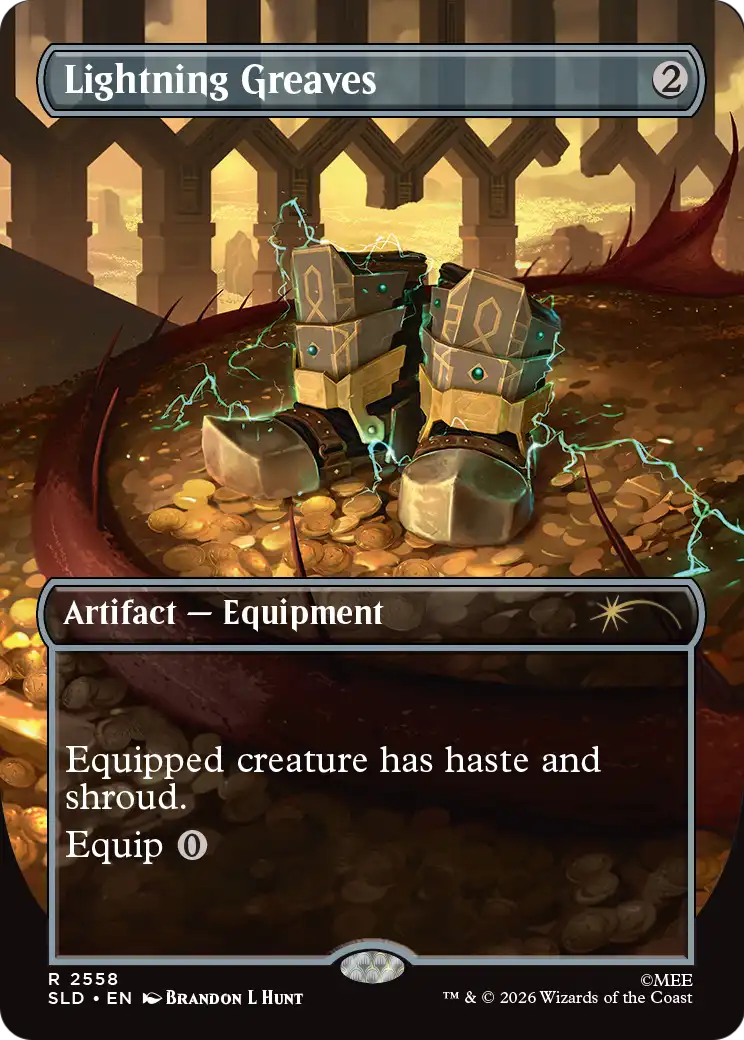 Lightning Greaves (2558) [Secret Lair Drop Series] | Rook's Games and More