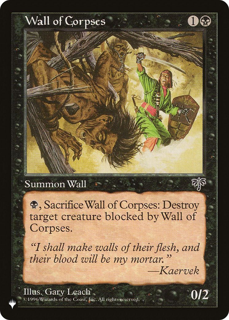 Wall of Corpses [The List Reprints] | Rook's Games and More