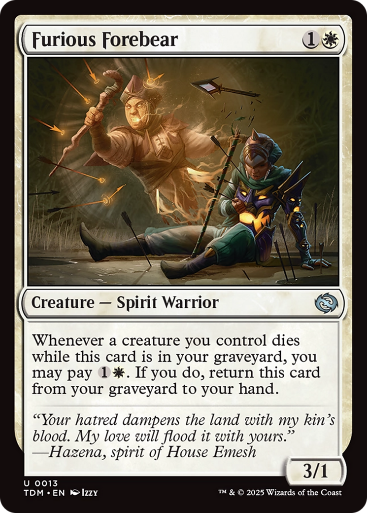 Furious Forebear [Tarkir: Dragonstorm] | Rook's Games and More