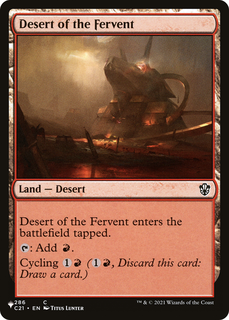 Desert of the Fervent [The List Reprints] | Rook's Games and More