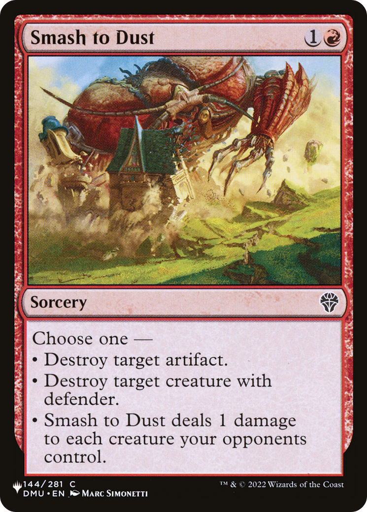 Smash to Dust [The List] | Rook's Games and More