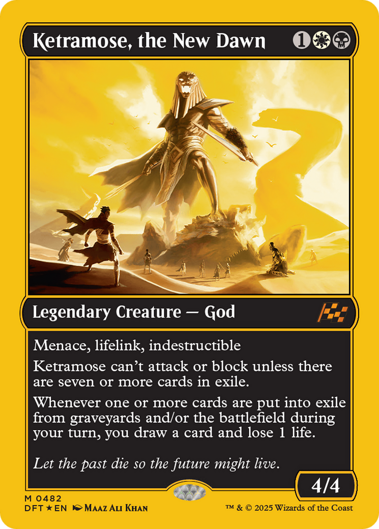 Ketramose, the New Dawn (First-Place Foil) [Aetherdrift] | Rook's Games and More