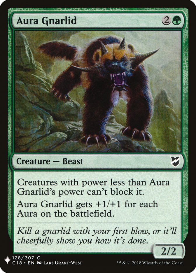 Aura Gnarlid [Mystery Booster] | Rook's Games and More