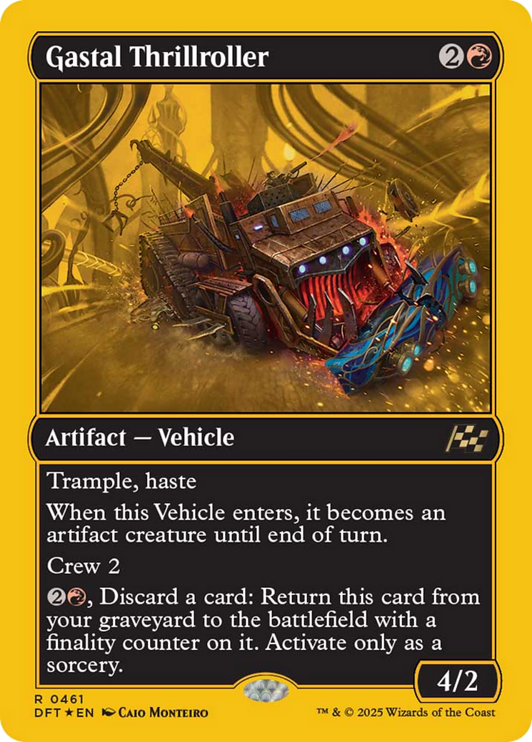 Gastal Thrillroller (First-Place Foil) [Aetherdrift] | Rook's Games and More