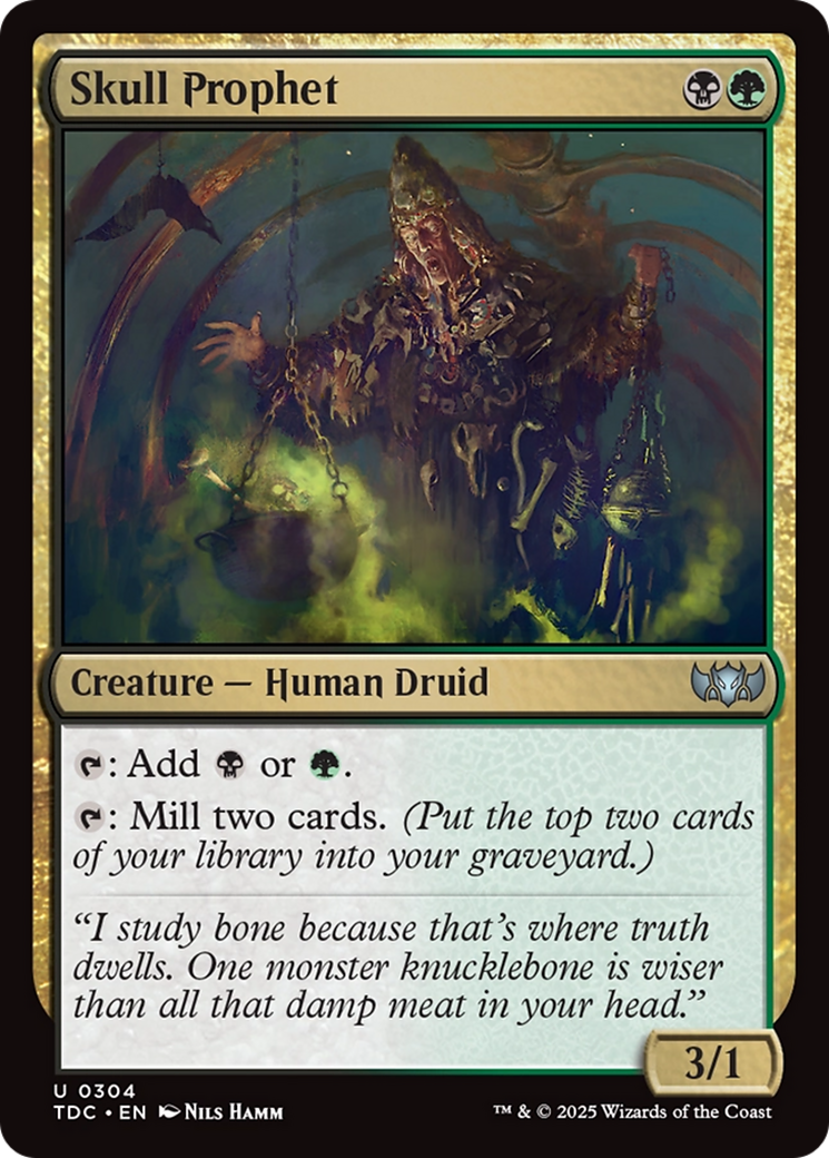 Skull Prophet [Tarkir: Dragonstorm Commander] | Rook's Games and More