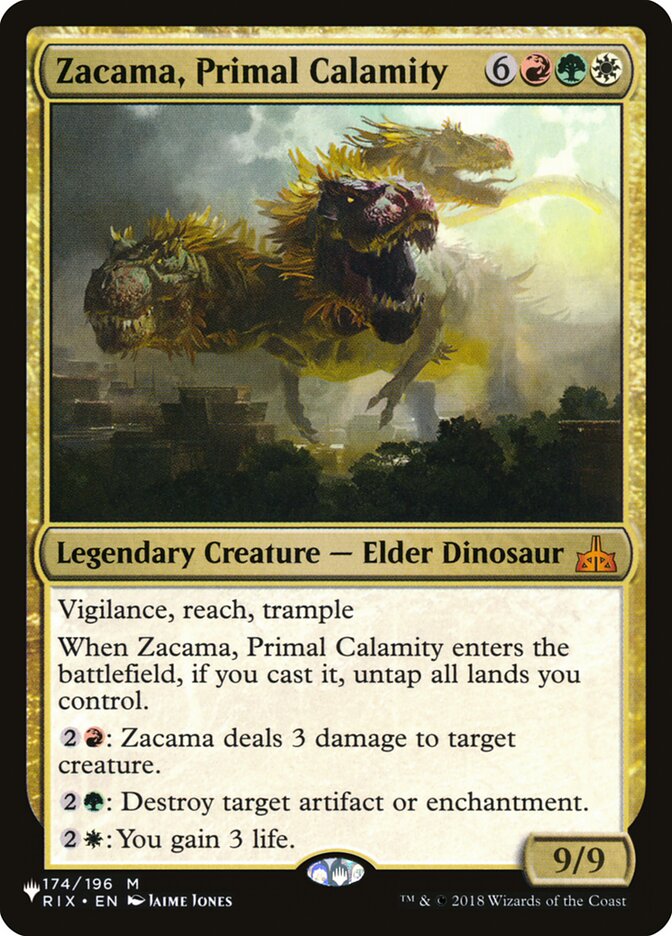 Zacama, Primal Calamity [The List] | Rook's Games and More