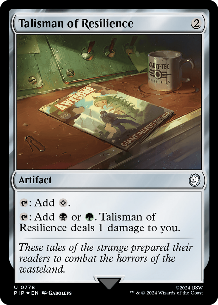 Talisman of Resilience (Surge Foil) [Fallout] | Rook's Games and More