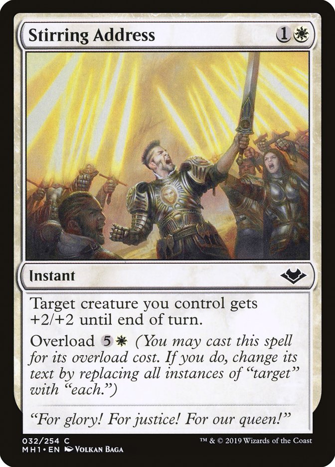 Stirring Address [Modern Horizons] | Rook's Games and More