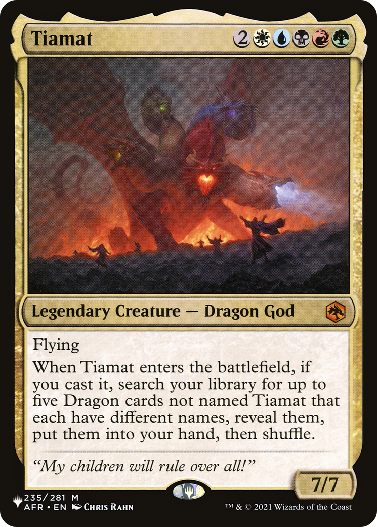 Tiamat [The List] | Rook's Games and More