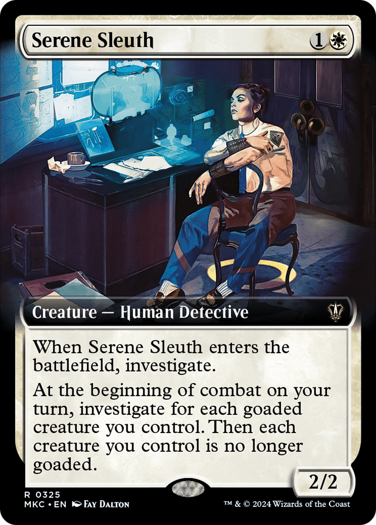 Serene Sleuth (Extended Art) [Murders at Karlov Manor Commander] | Rook's Games and More