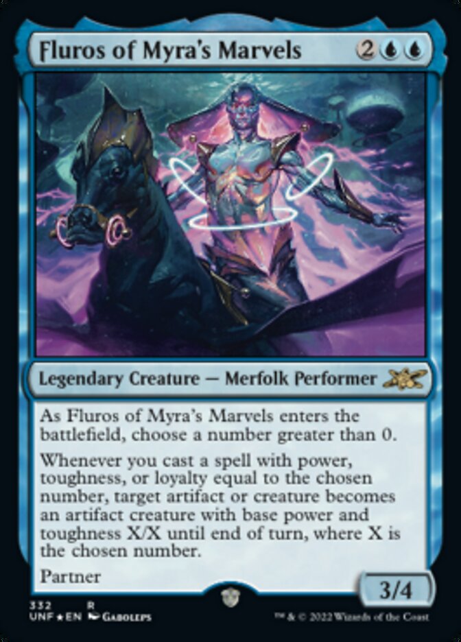 Fluros of Myra's Marvels (Galaxy Foil) [Unfinity] | Rook's Games and More