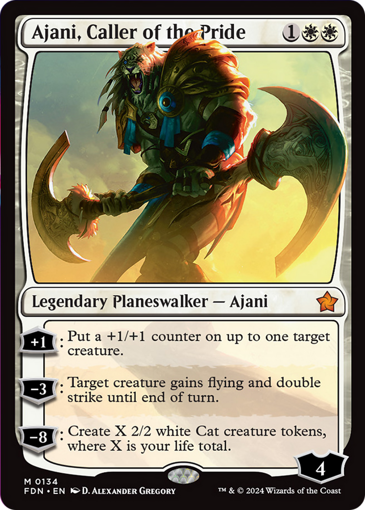 Ajani, Caller of the Pride [Foundations] | Rook's Games and More